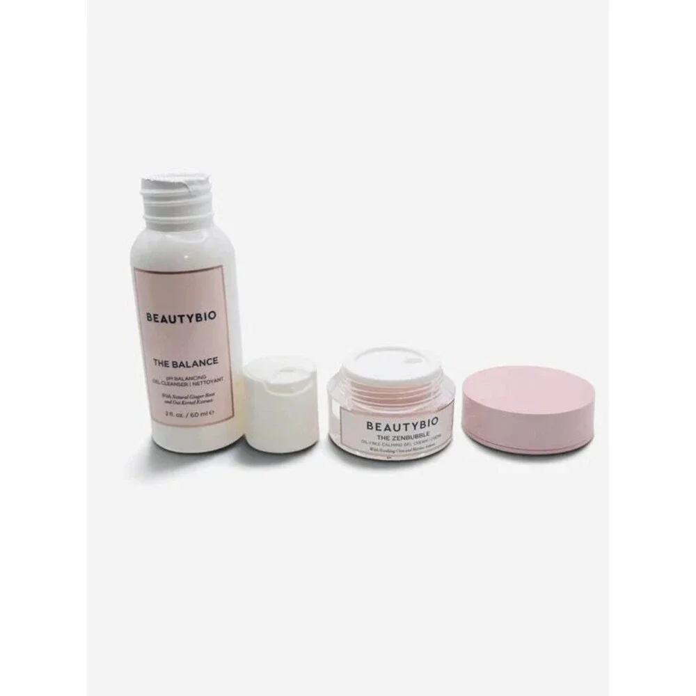 Beauty Bio Travel Skincare Duo – The Balance Cleanser + The ZenBubble Gel New